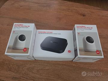 SwitchBot AI Hub + Telecamere Pan/Tilt Cam Plus 2K