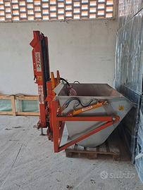 Vasca idraulica ribaltabile in acciaio