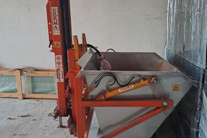 Vasca idraulica ribaltabile in acciaio