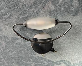 Lampada da parete acciaio