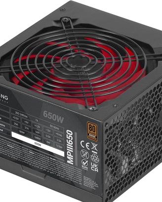 Alimentatore Mars Gaming MPIII650 ATX 650W, 80 Plu