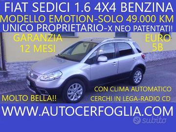 FIAT Sedici 1.6 16v Emotion 4x4 120cv-SOLO 49.00