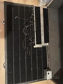 Pedalboard flight case fx Case con alimentatore