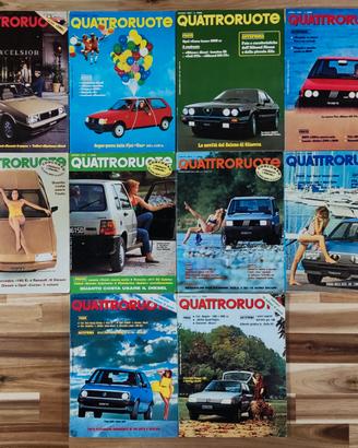 Quattroruote Anno 1983 - Lotto numeri d'epoca 