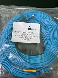 Cavo Fibra ottica  SC/PC LC/PC simplex 28 metri