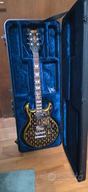 Chitarra Schecter ZV Louis Vuitton Metallic Gold