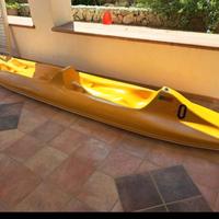 Canoa biposto vetroresina