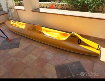 Canoa biposto vetroresina