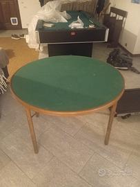tavolo da gioco legno pieghevole 