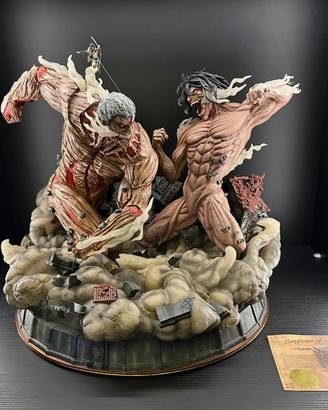 Attacco dei Giganti: Eren & Mikasa vs Reiner