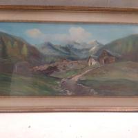 Quadro con cornice in legno