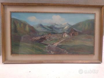 Quadro con cornice in legno