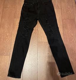 Jeans hollister strappati Abbigliamento e Accessori In vendita a