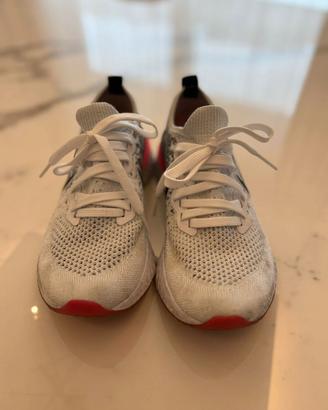 Nike Epic React Flyknit 2 Donna – Grigio/Fucsia –