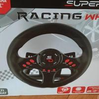 volante e pedaliera nuovi per playstation xbox pc