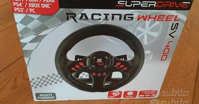 volante e pedaliera nuovi per playstation xbox pc