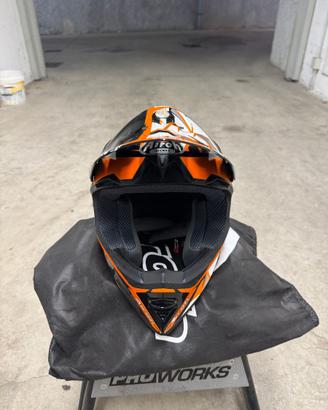 Casco Cross Bimbo/Ragazzo Airoh+Maschera 100% XS