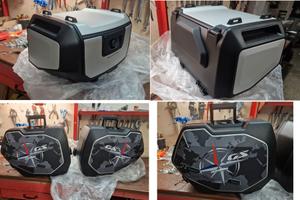 Valigie Vario originali BMW R1300GS Top case NUOVO