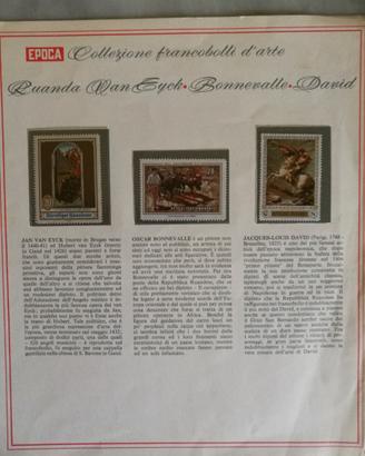 Collezione francobolli d'arte EPOCA