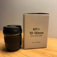 Canon obbiettivo efs 10-18 mm