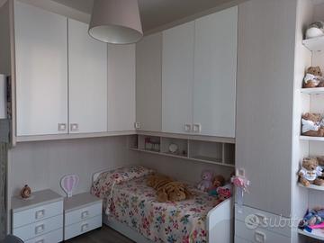 Cameretta colore olmo e bianca