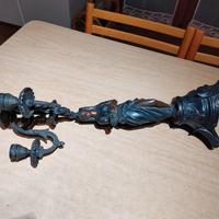 Candelabro in bronzo a due bracci