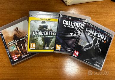 Lotto 4 videogiochi Call Of Duty PS3 PlayStation