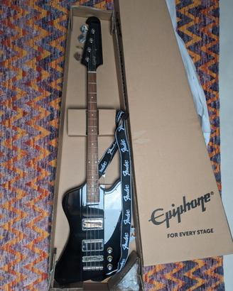BASSO EPIPHONE 60S Ebony Bianco e Nero. NUOVO.