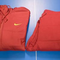 Tuta NIKE rosso bordeaux (bordò) con cappuccio (L)