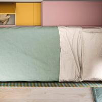 cameretta Nidi con letto castello e scrivania