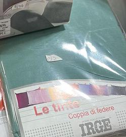 Coppia federe IRGE in cotone tinta unita