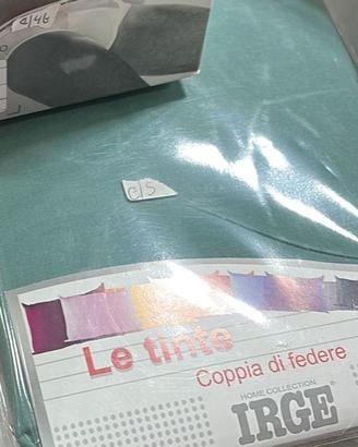 Coppia federe IRGE in cotone tinta unita