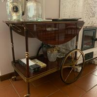 Carrello bar / tavolo di legno anni 50/60