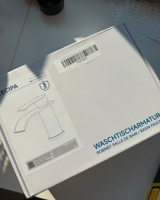 Rubinetto alto lavabo bagno cromato da appoggio
