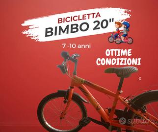 Bicicletta Bimbo taglia 20 " (7/10 anni) 