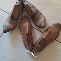 antiche forme per scarpe in legno. Anni ' 40