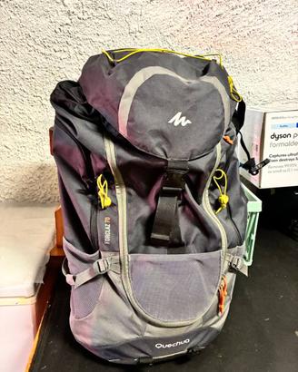 Zaino Forclaz 70L, colore grigio