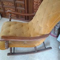 Poltrona a dondolo vintage
