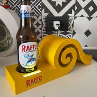 ESPOSITORE LUMINOSO BIRRA RAFFO BOTTIGLIA BAR