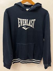 Felpa Everlast Blu Navy con Cappuccio Vintage