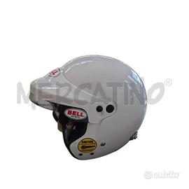 CASCO MOTO BIANCO BELL HELMETS 60 LRG CON CUFFIA E