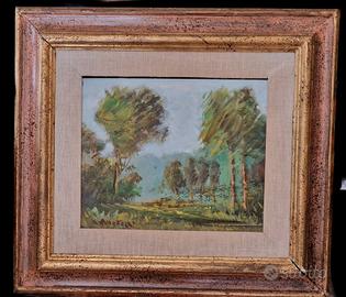 dipinto ad olio di m. andreozzi 