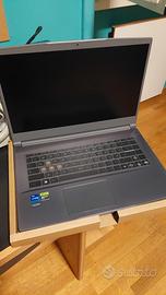 Notebook MSI Thin  15 B13uCi7 RTX3050  16GB