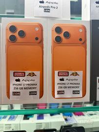 Cellulari iphone 17 promax nuovo 256gb