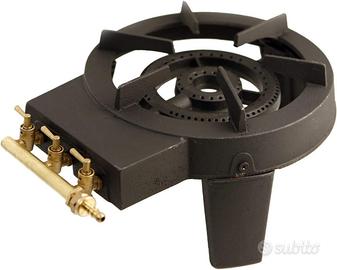 Kemper 104988 Fornellone in Ghisa, 3 rubinetti, 8,