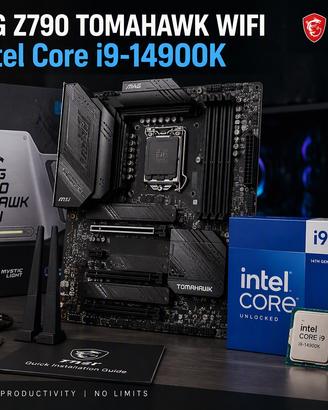 i9 14900 k + MSI MAG Z790 TOMAHAWK WIFI