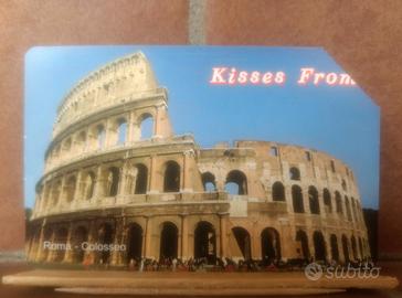 Tessera telefonica Kisses from Roma