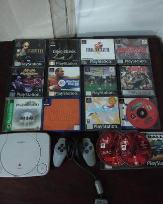 Console PS1 con 14 giochi 