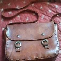 6 Borse VINTAGE vera PELLE-CUOIO, di marca, HQ