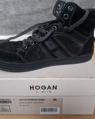 Hogan Johan Rebel Basket Ankle Boots n. 35 nere